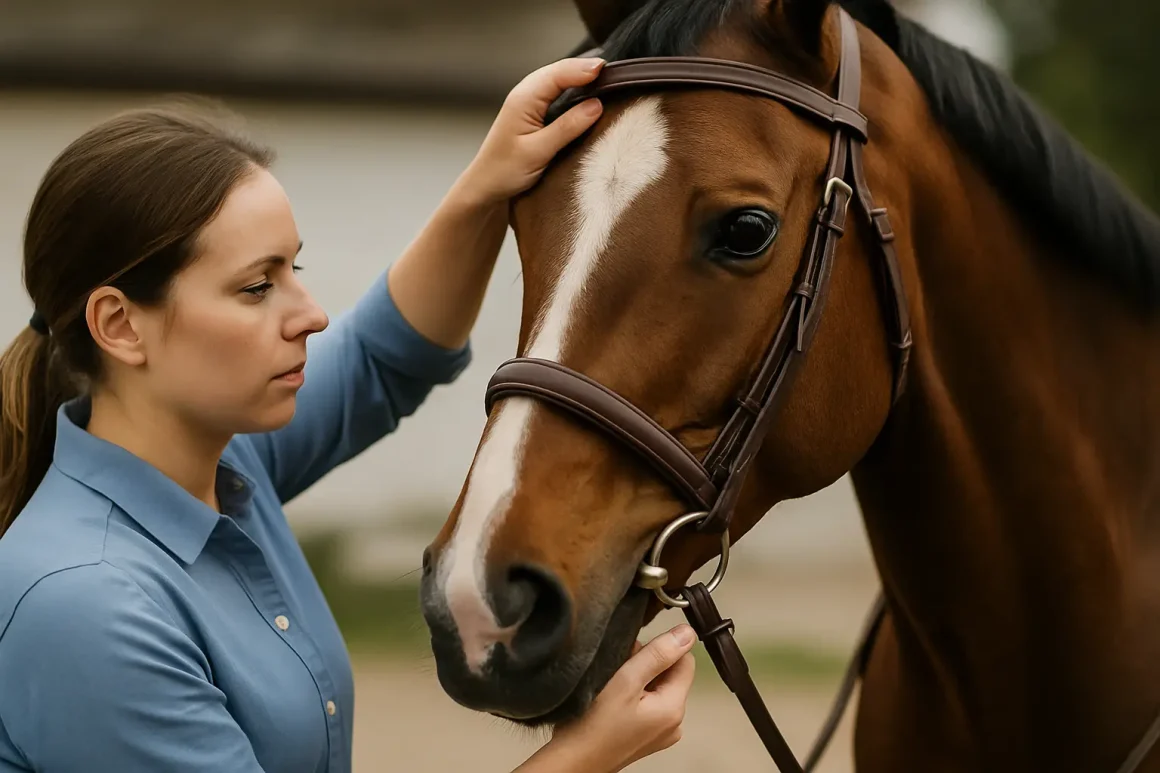 Cabeçada no cavalo: ajuste certo, boca leve