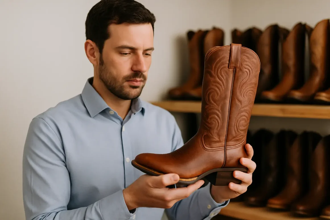 Como escolher bota texana de couro sem erro