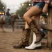 Botas femininas para festa de rodeio