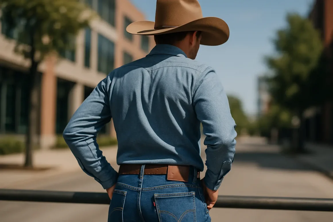 Calça Levis no estilo country sem erro