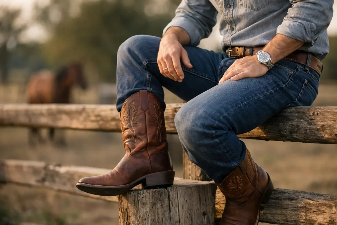 Como acertar na bota texana masculina