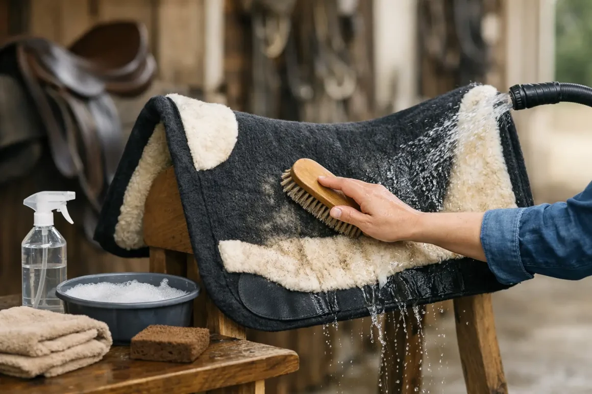 Como limpar manta de lã de sela sem estragar