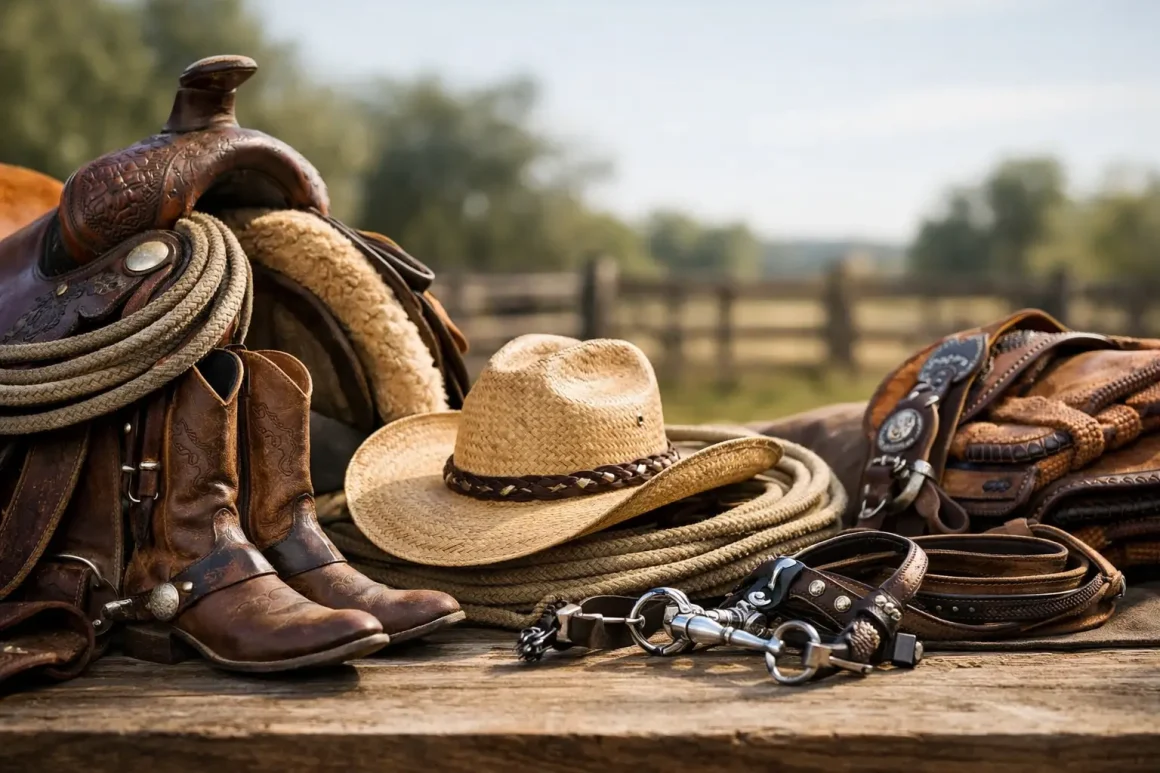 Guia de equipamentos para montaria western
