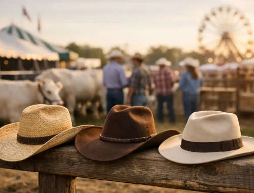 Qual chapéu usar em exposição agropecuária?