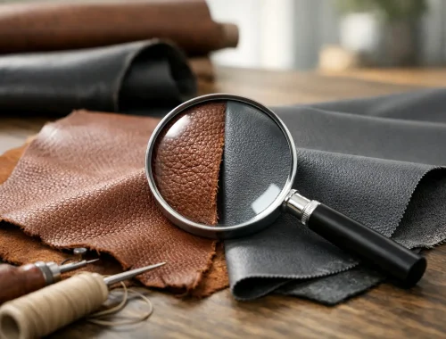 Qual diferença couro legítimo e sintético?