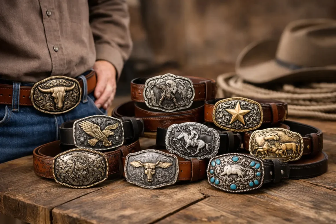 8 melhores cintos country com fivela grande