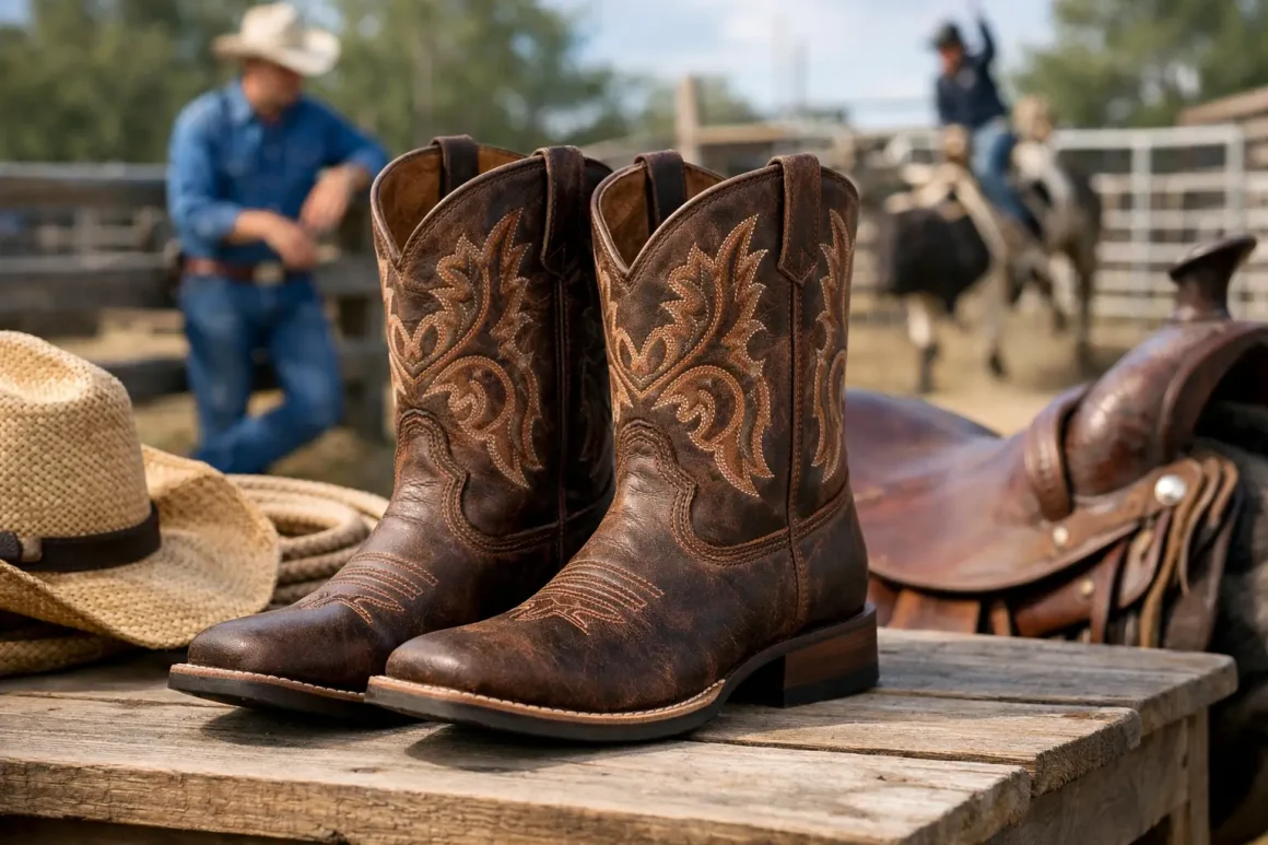 Botas country masculinas para uso diário e rodeio