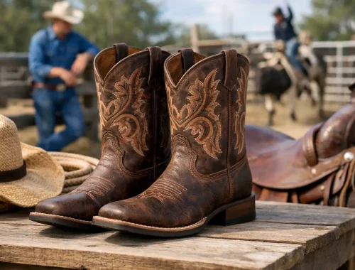 Botas country masculinas para uso diário e rodeio