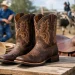 Botas country masculinas para uso diário e rodeio