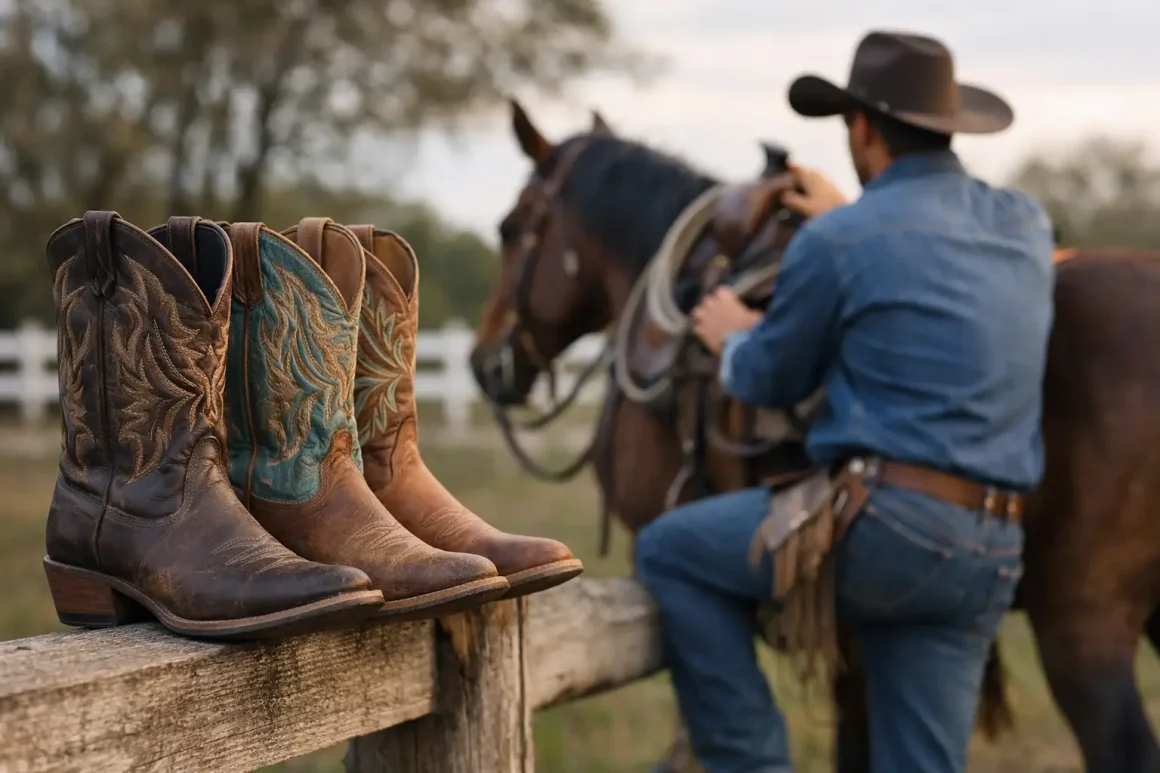 Como escolher a bota texana ideal para montaria