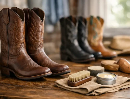 FAQ otimizado: botas texanas, tamanhos e conservação