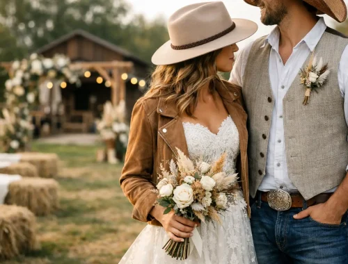 Looks country para casamento rústico no campo