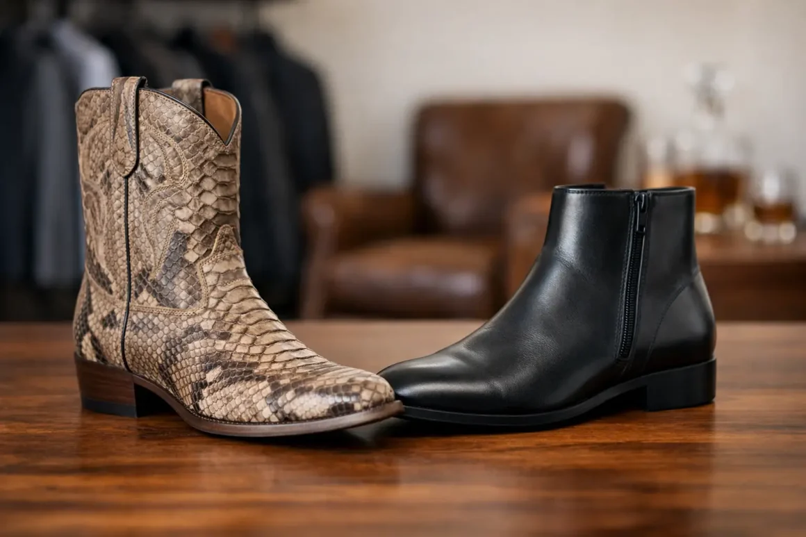 Bota exótica ou couro liso: qual escolher?
