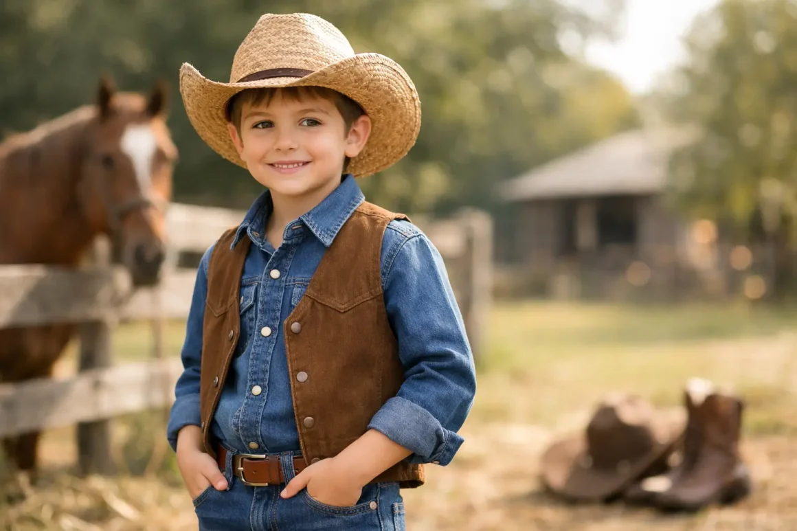 Moda country infantil masculina sem exagero