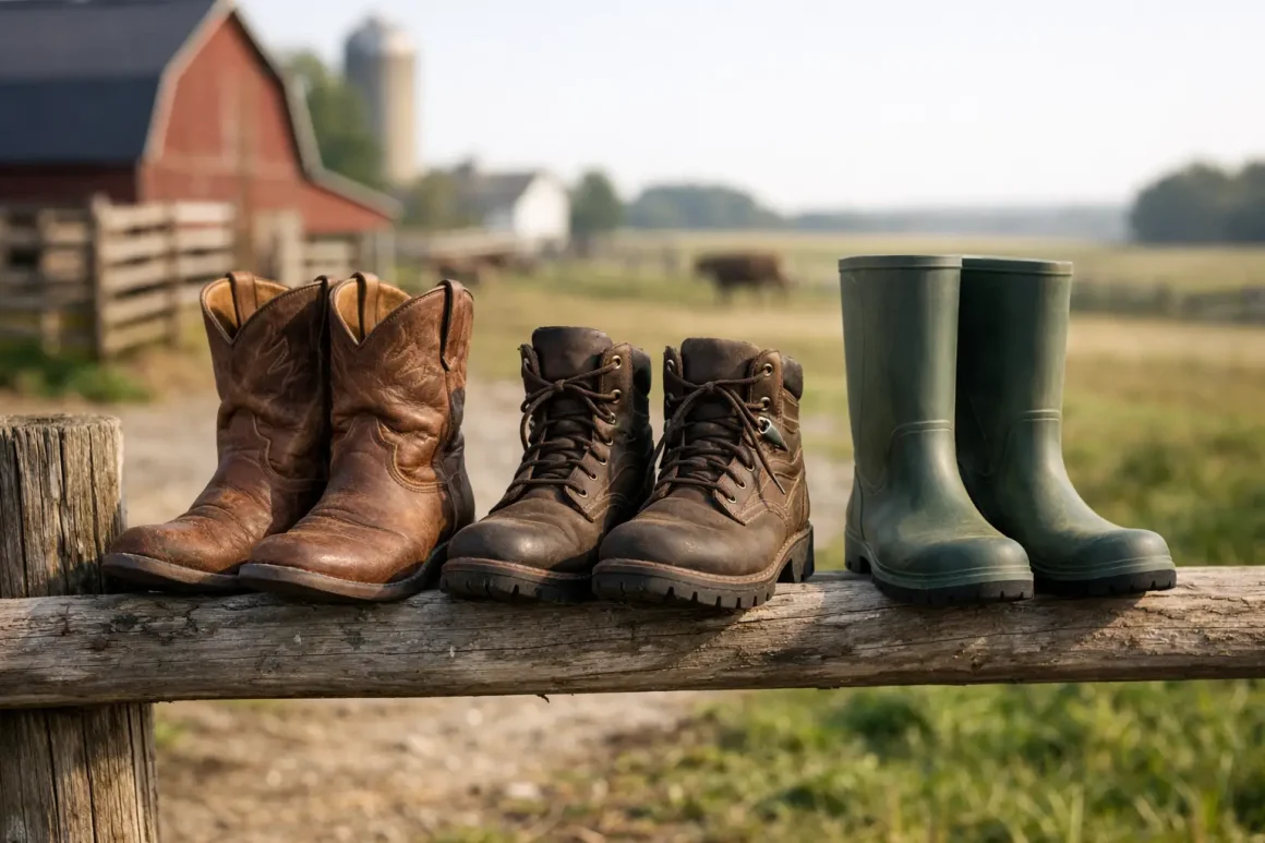 Qual bota usar na fazenda? Escolha certa