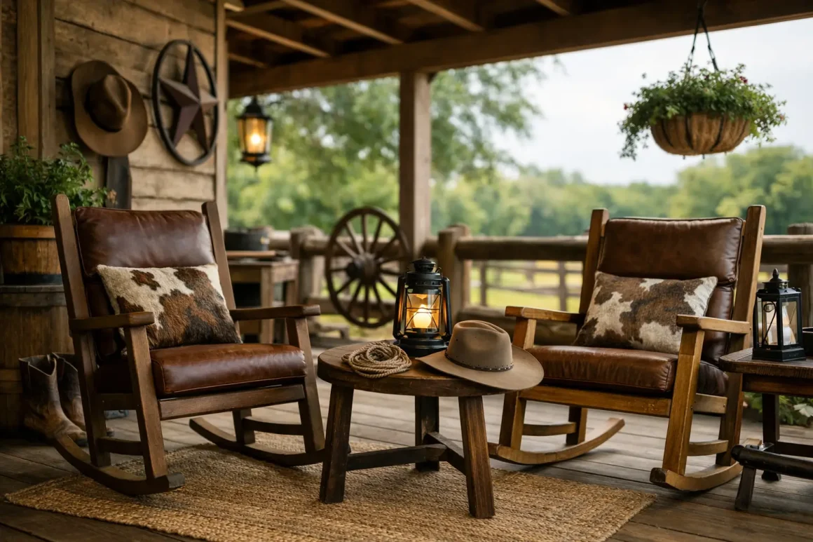 Decoração country para varanda com identidade