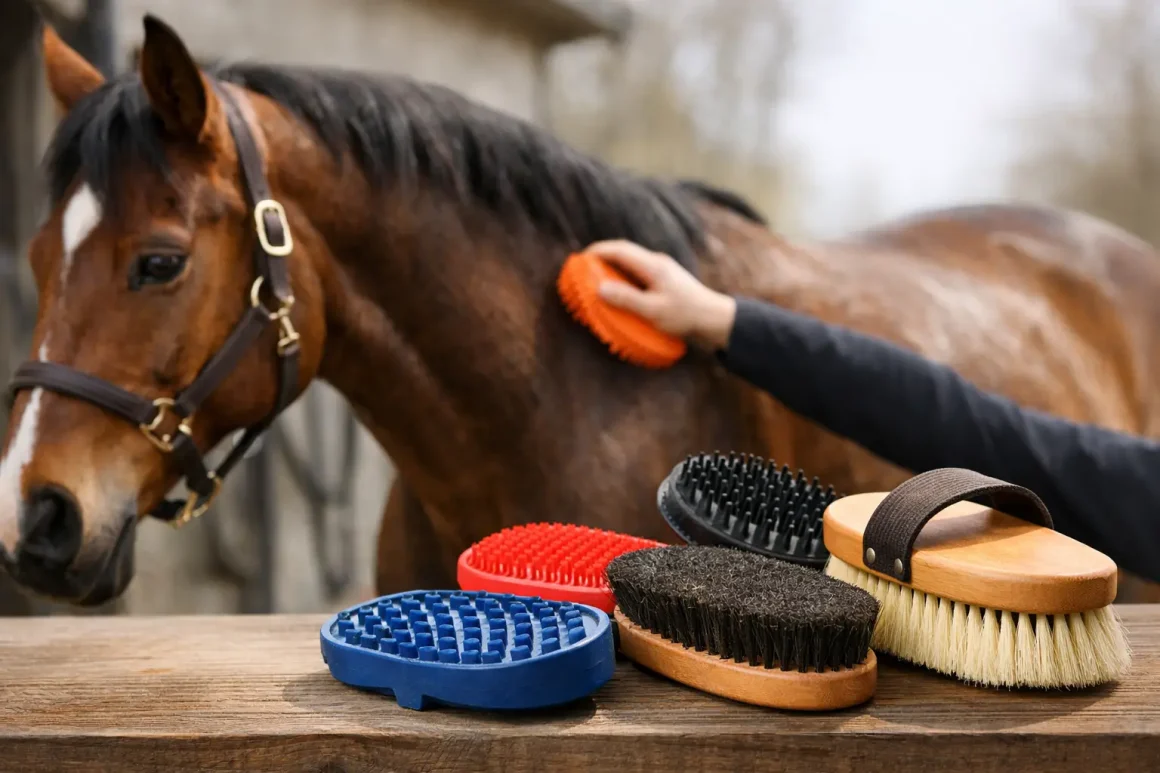 Melhores escovas para banho equino para seu cavalo