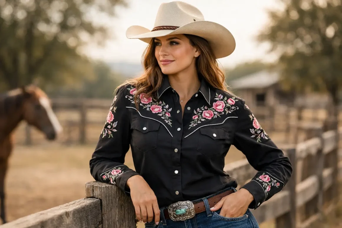 Camisa Bordada Country Feminina para Seu Estilo