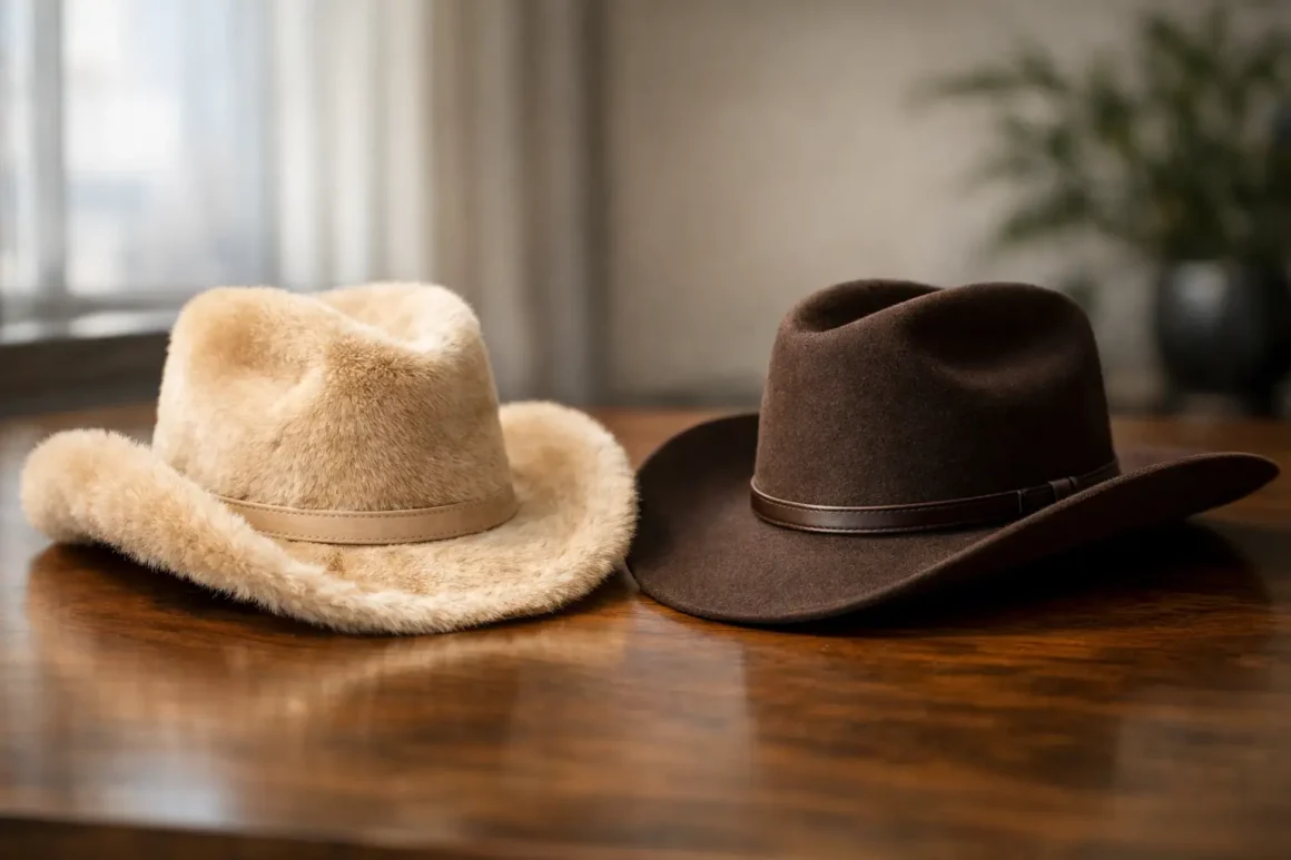 Chapéu de pelo vs feltro: qual vale mais?
