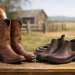 Diferença entre Bota Western e Botina no Campo