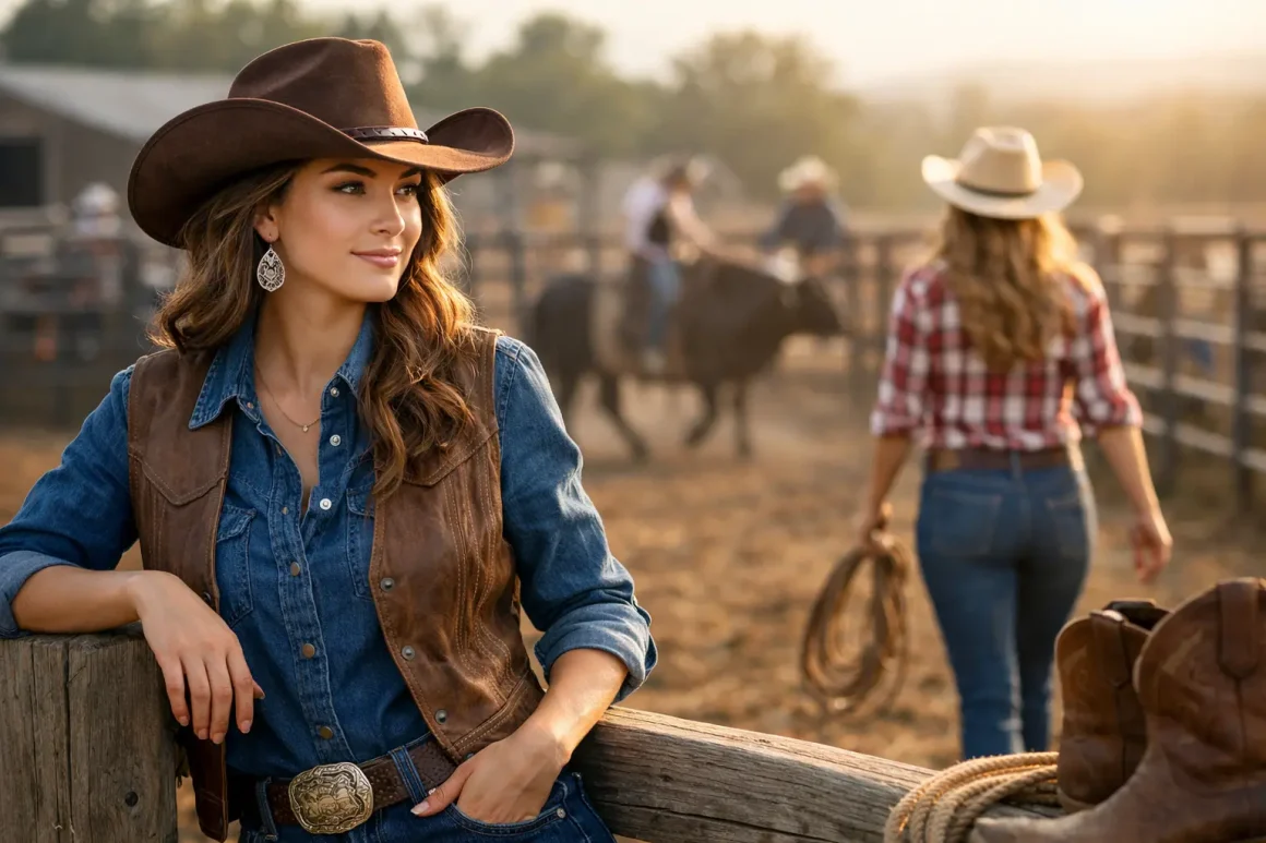 Looks femininos country para rodeio e rotina