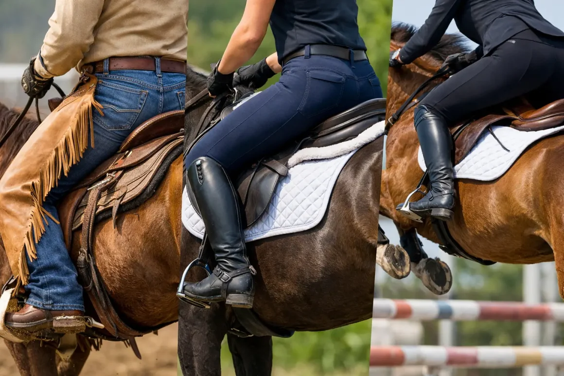 Melhor calça para montaria para cada prova